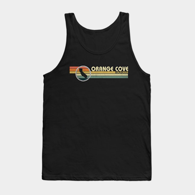 Orange Cove California vintage 1980s style Tank Top by LuLiLa Store